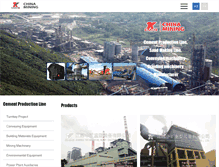 Tablet Screenshot of cement-equipment.com